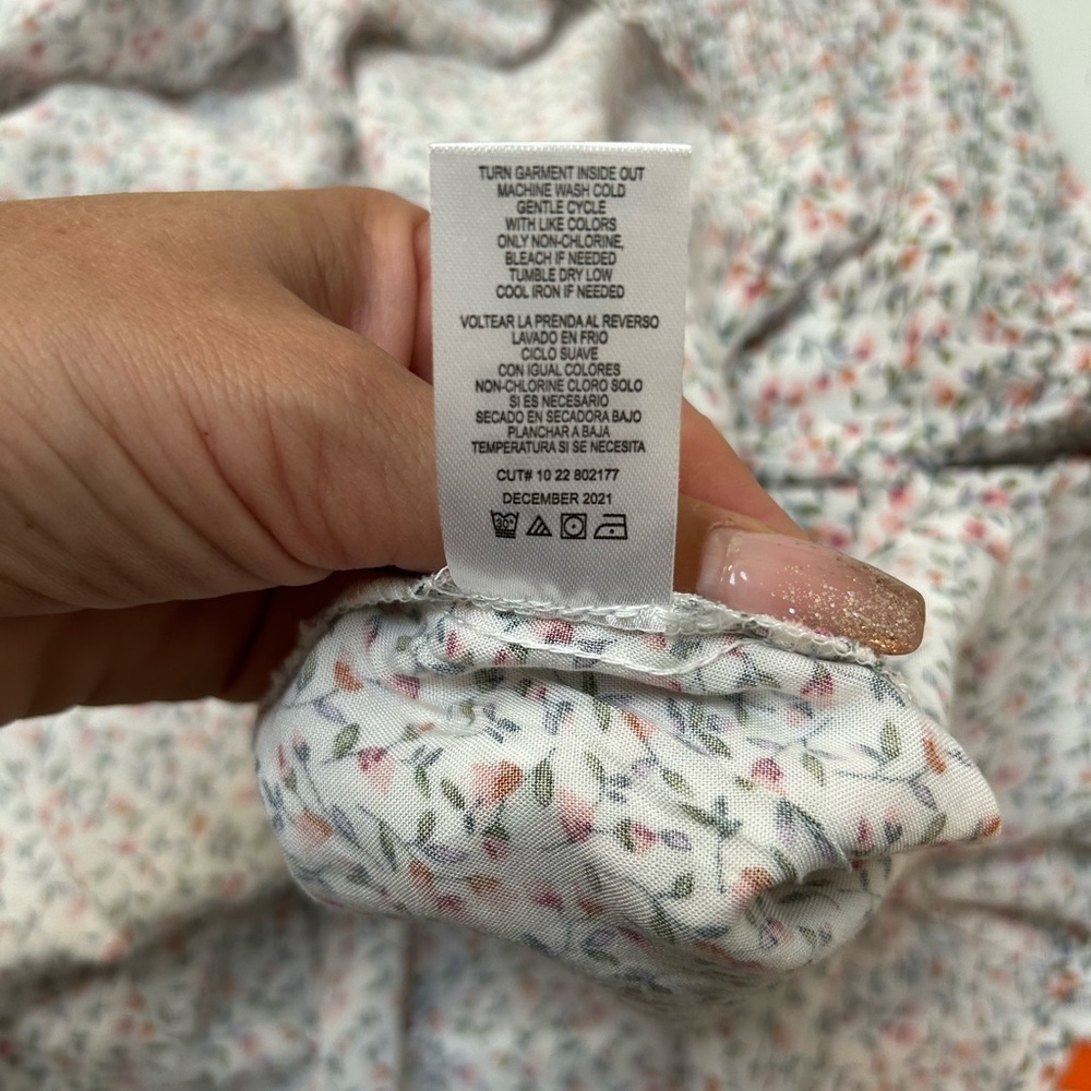 NWT Floral Tiered Maxi Dress With Ruched Top Mini Chica - Picture 8 of 8